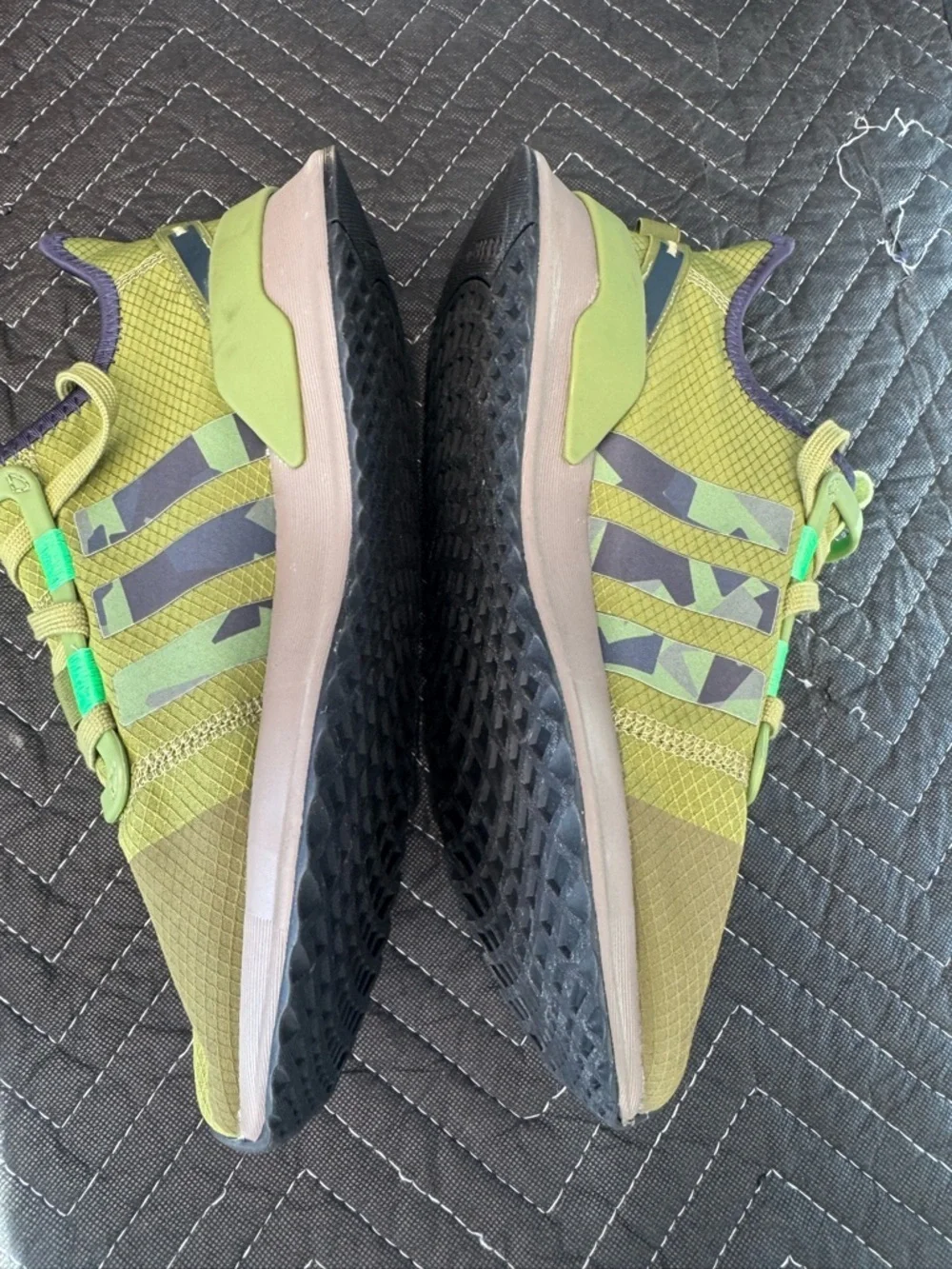 adidas U path  run men’s shoes green size 8.5